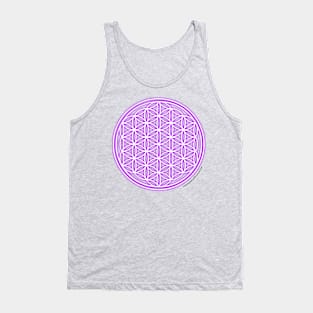 Purple Flower of Life Tank Top